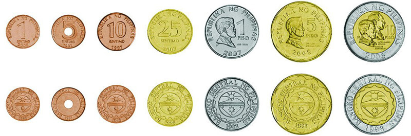 Monedas en Filipinas